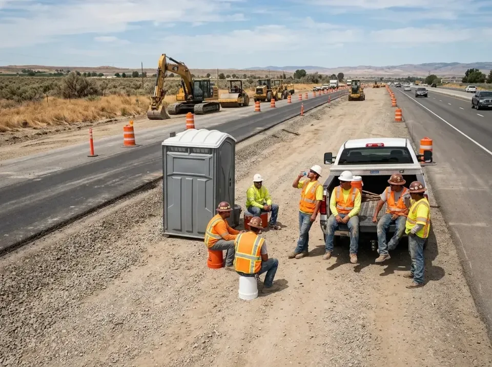 highway-road-construction-crew-007 — frequently asked questions, Porta Potty and Restroom Rentals in Chowchilla, CA